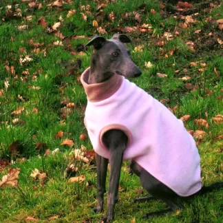 Sleeveless fleece jumpers for whippets and grey hounds