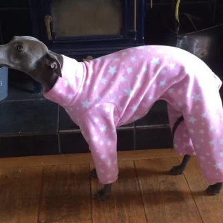 Fleece onesie pj's for whippets and grey hounds