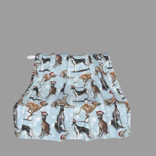 Christmas Fleece Whippet Throw