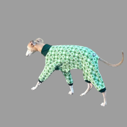 Whippet fleece onesie Pjs The Smart Dog Comapny