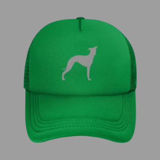Whippet baseball cap with adjustable strap. The Smart Dog Company